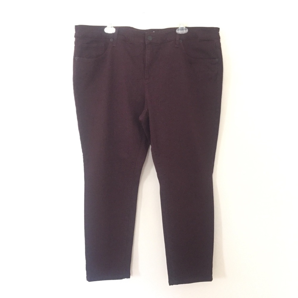 UNIVERSAL THREAD Skinny Jeans Burgundy Wine 20R